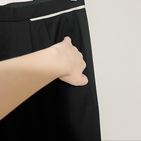 Helmut Lang Wool Straight leg pants black sz 2 - Picture 3 of 8